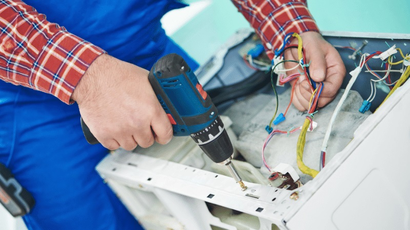 Kırkağaç Protherm Protherm çamaşır makinesi kart tamiri – Su almama arızası orijinal parça ile giderildi. - Teknik servis örneği